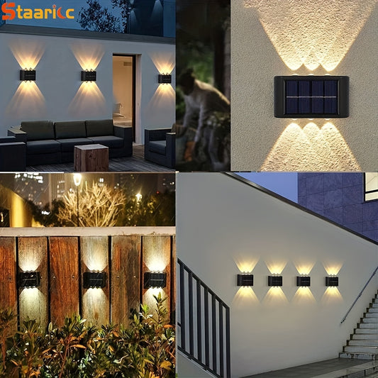 Staaricc 6/4/2pcs Solar Wall Light