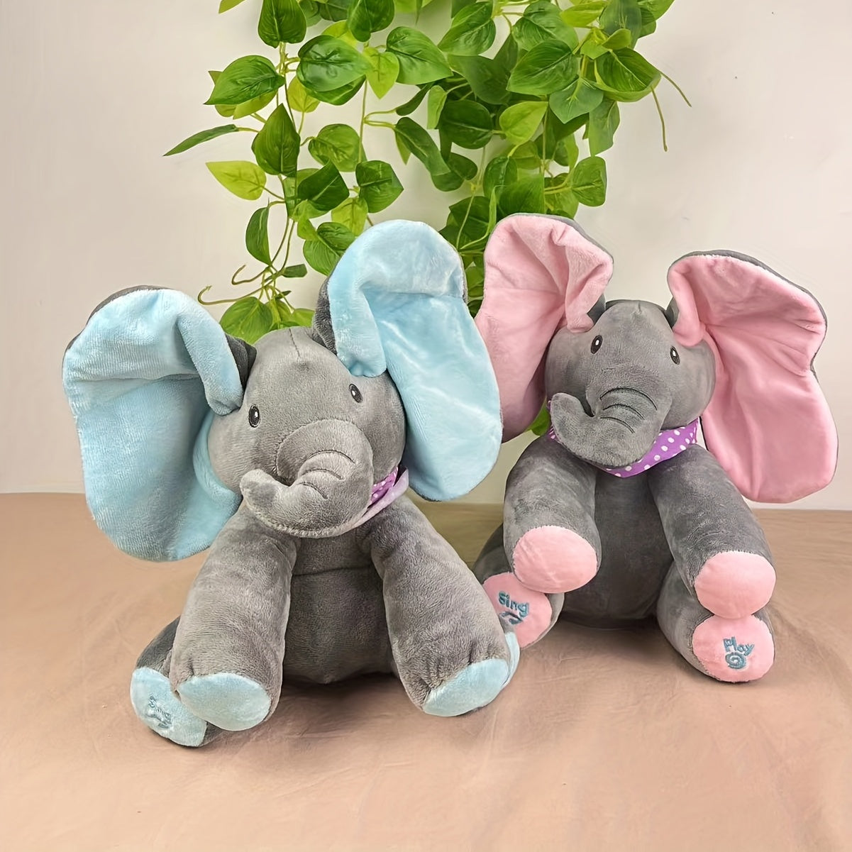 Interactive Singing Elephant Plush